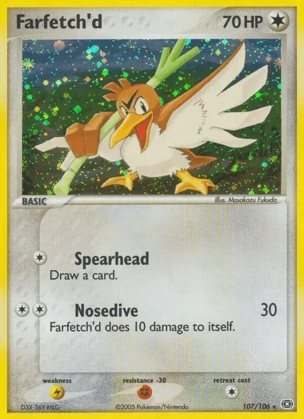 Farfetch'd #107 Emerald PSA 10