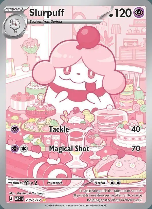 Slurpuff #236 Ascended Heroes PSA 10