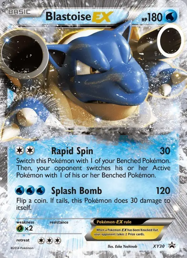 Blastoise EX #XY30 XY Black Star Promos PSA 10