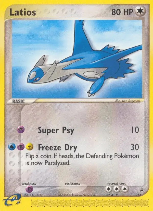 Latios #15 Nintendo Black Star Promos PSA 10