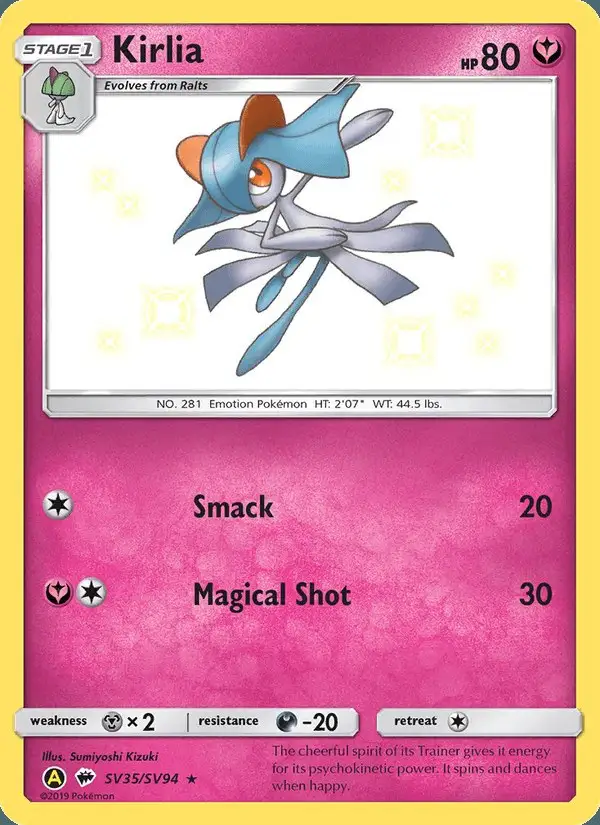 Kirlia #SV35 Hidden Fates Shiny Vault PSA 10