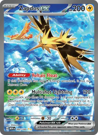 Zapdos ex #202 151 PSA 10