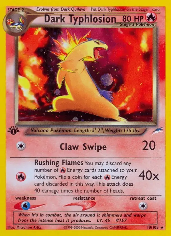 Dark Typhlosion #10 Neo Destiny PSA 10
