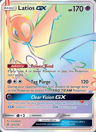 Latios GX #243 Unified Minds PSA 10