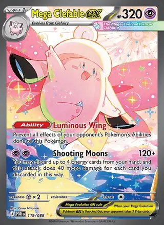 Mega Clefable ex #119 Perfect Order PSA 10