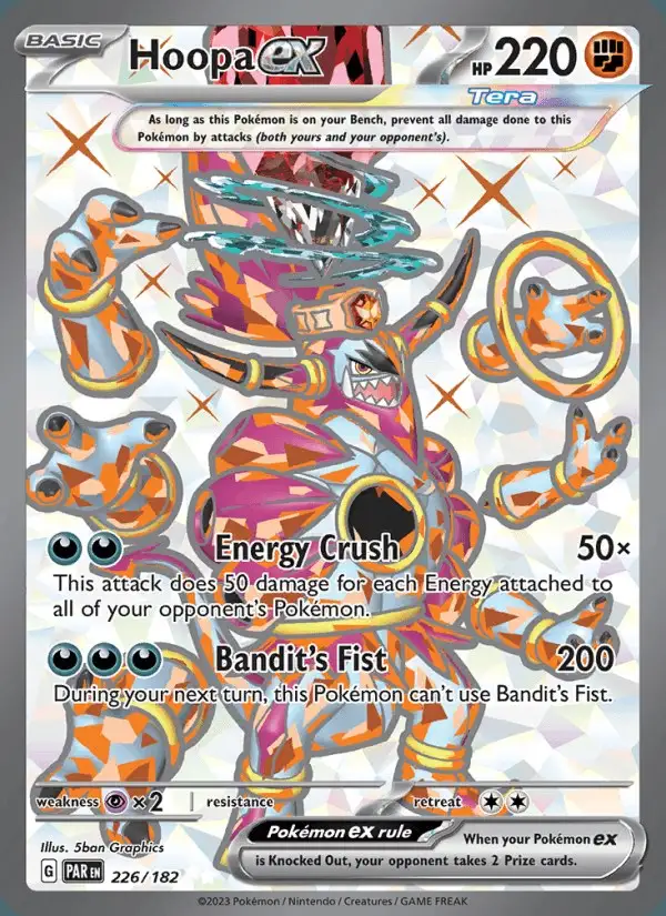 Hoopa ex #226 Paradox Rift PSA 10