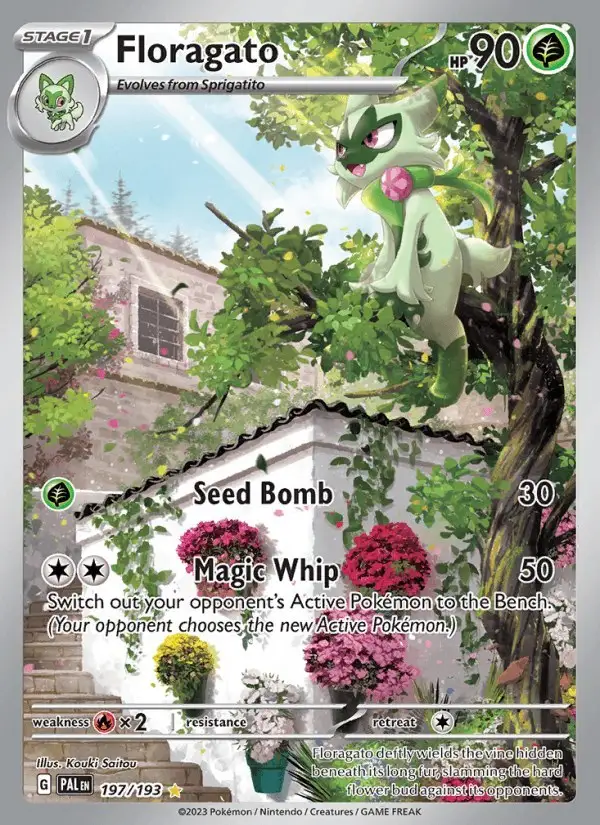 Floragato #197 Paldea Evolved PSA 10