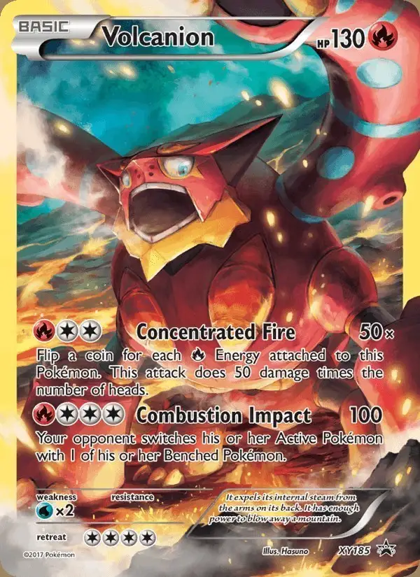 Volcanion #XY185 XY Black Star Promos PSA 10