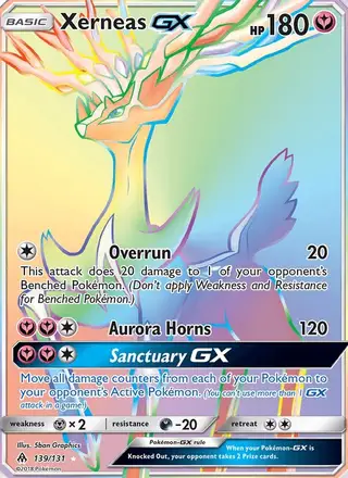 Xerneas GX #139 Forbidden Light PSA 10