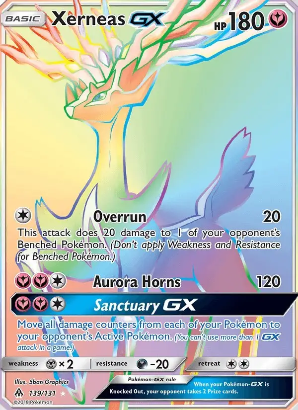 Xerneas GX #139 Forbidden Light PSA 10
