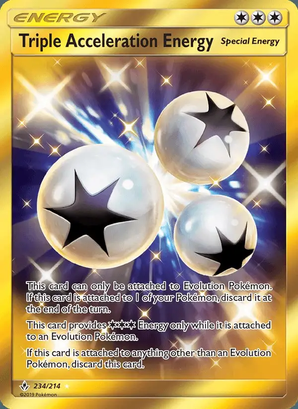Triple Acceleration Energy #234 Unbroken Bonds PSA 10