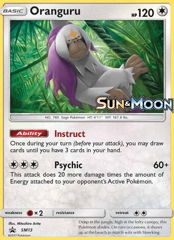 Oranguru #SM13 SM Black Star Promos PSA 10
