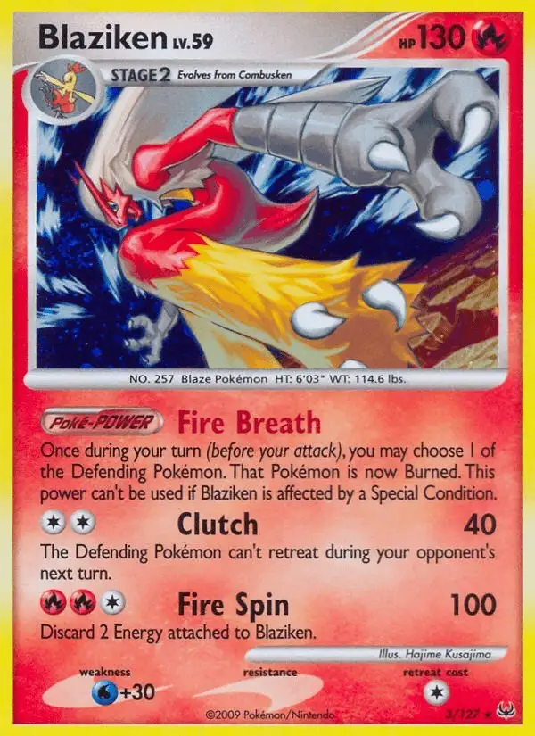 Blaziken #3 Platinum PSA 10