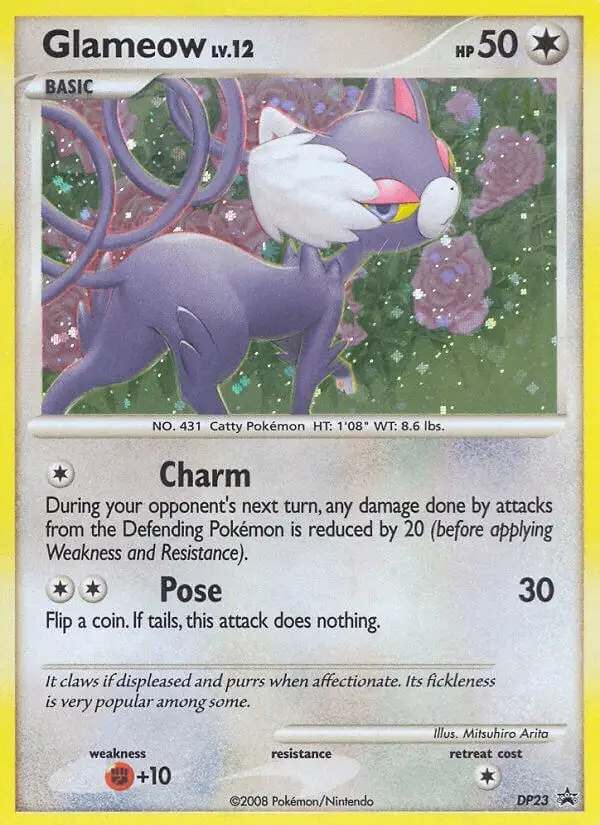 Glameow #DP23 DP Black Star Promos PSA 10
