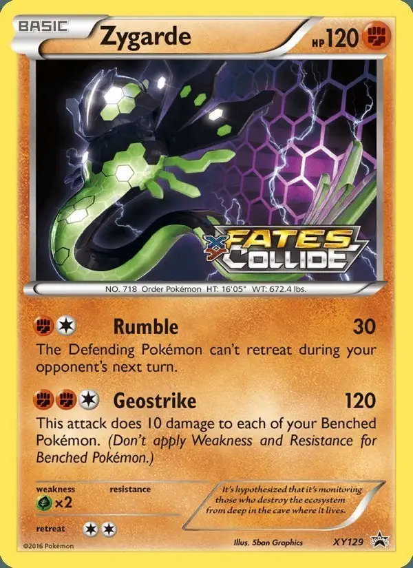 Zygarde #XY129 XY Black Star Promos PSA 10