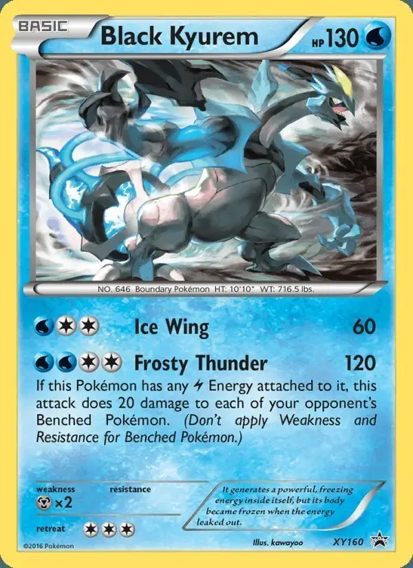 Black Kyurem #XY160 XY Black Star Promos PSA 10