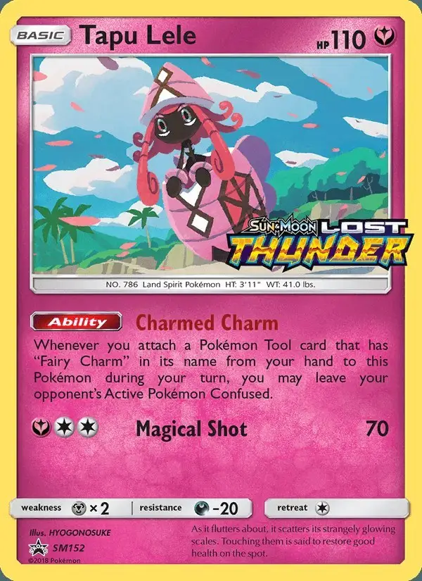 Tapu Lele #SM152 SM Black Star Promos PSA 10