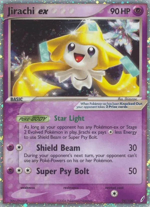 Jirachi ex #94 Crystal Guardians PSA 10