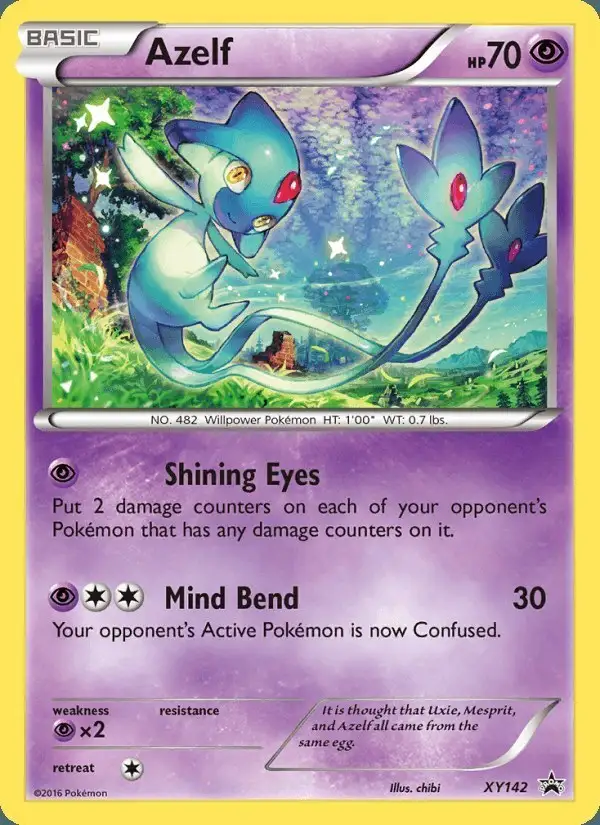 Azelf #XY142 XY Black Star Promos PSA 10