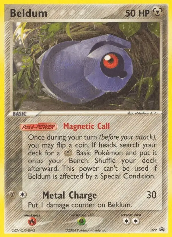 Beldum #22 Nintendo Black Star Promos PSA 10