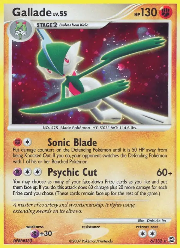 Gallade #6 Secret Wonders PSA 10