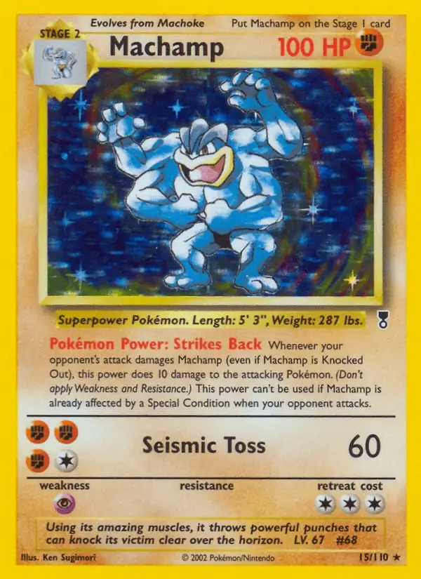 Machamp #15 Legendary Collection PSA 10