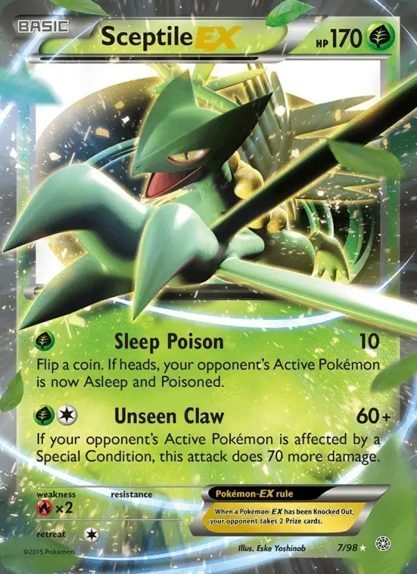 Sceptile EX #7 Ancient Origins PSA 10