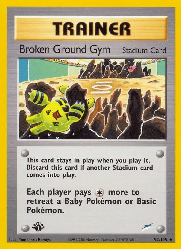Broken Ground Gym #92 Neo Destiny PSA 10