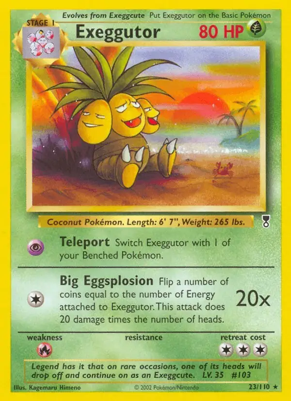 Exeggutor #23 Legendary Collection PSA 10