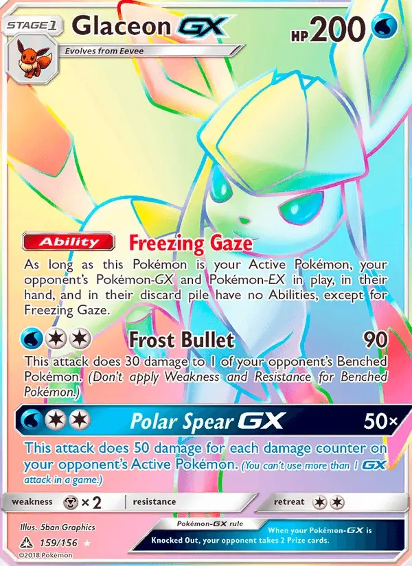 Glaceon GX #159 Ultra Prism PSA 10