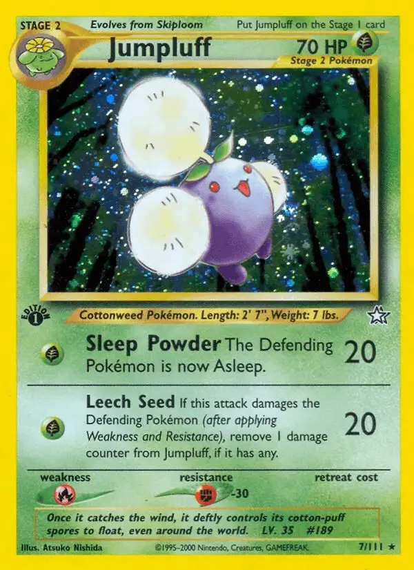 Jumpluff #7 Neo Genesis PSA 10