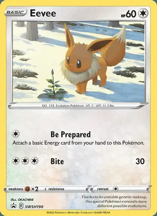 Eevee #SWSH190 SWSH Black Star Promos PSA 10