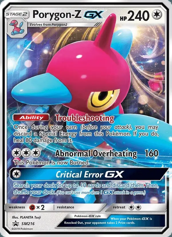 Porygon-Z GX #SM216 SM Black Star Promos PSA 10
