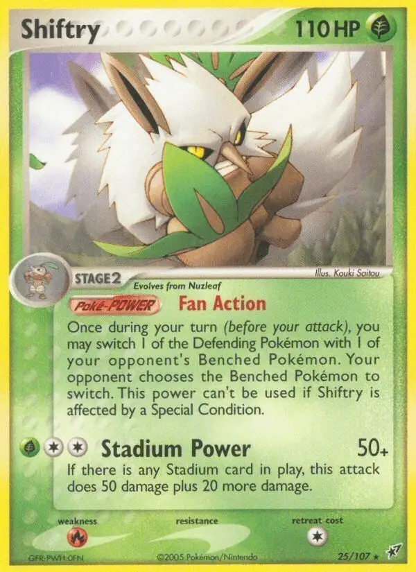 Shiftry #25 Deoxys PSA 10