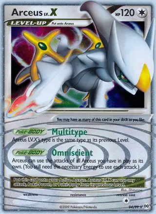 Arceus LV. X #94 Arceus PSA 10