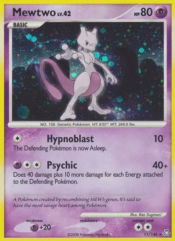 Mewtwo #11 Legends Awakened PSA 10