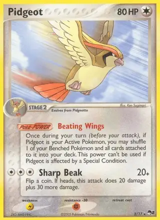 Pidgeot #2 POP Series 2 PSA 10
