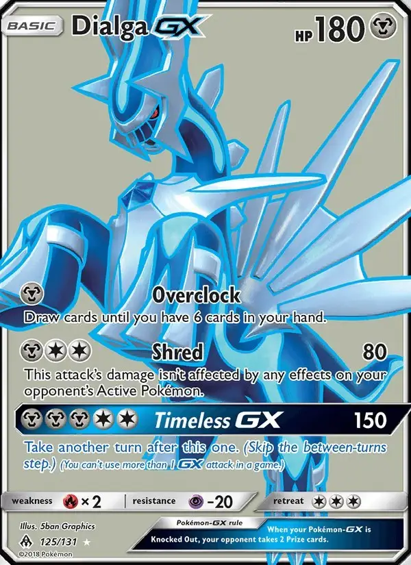 Dialga GX #125 Forbidden Light PSA 10