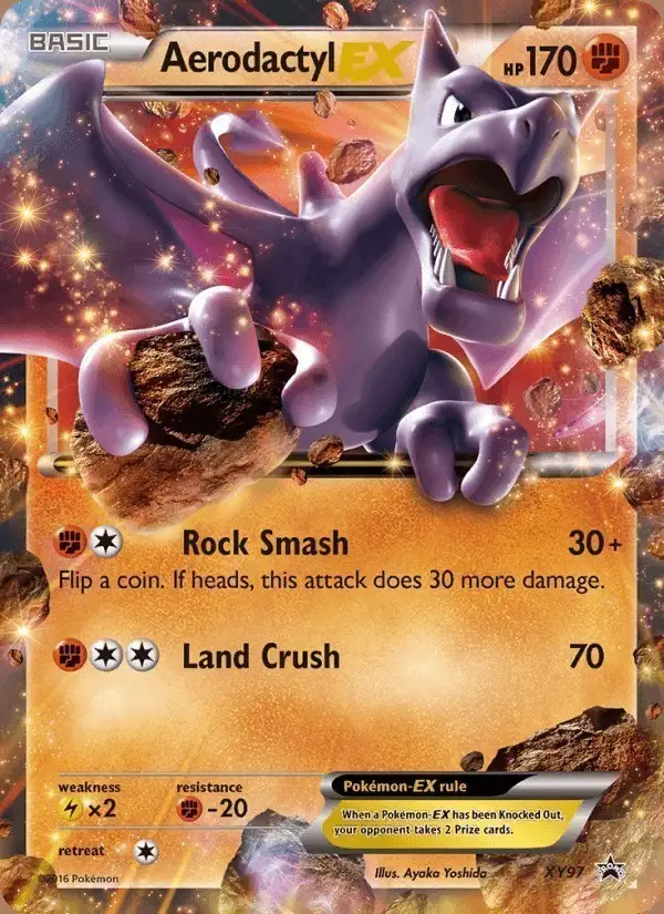 Aerodactyl EX #XY97 XY Black Star Promos PSA 10