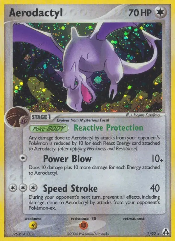 Aerodactyl #1 Legend Maker PSA 10