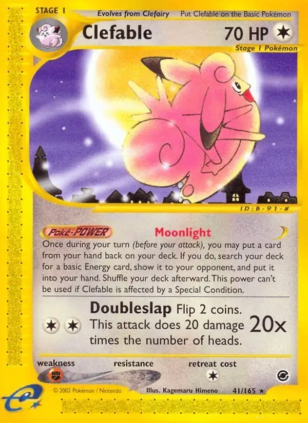 Clefable #41 Expedition Base Set PSA 10