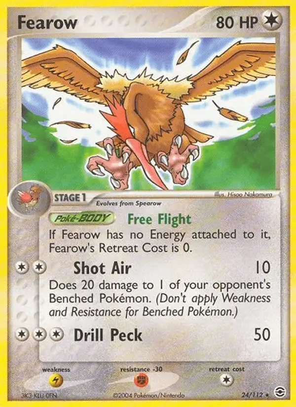 Fearow #24 FireRed & LeafGreen PSA 10