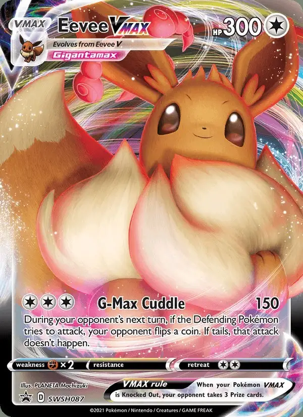 Eevee VMAX #SWSH087 SWSH Black Star Promos PSA 10