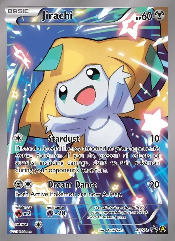 Jirachi #XY67a XY Black Star Promos PSA 10