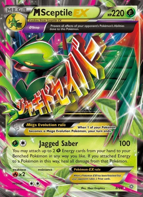 M Sceptile EX #8 Ancient Origins PSA 10
