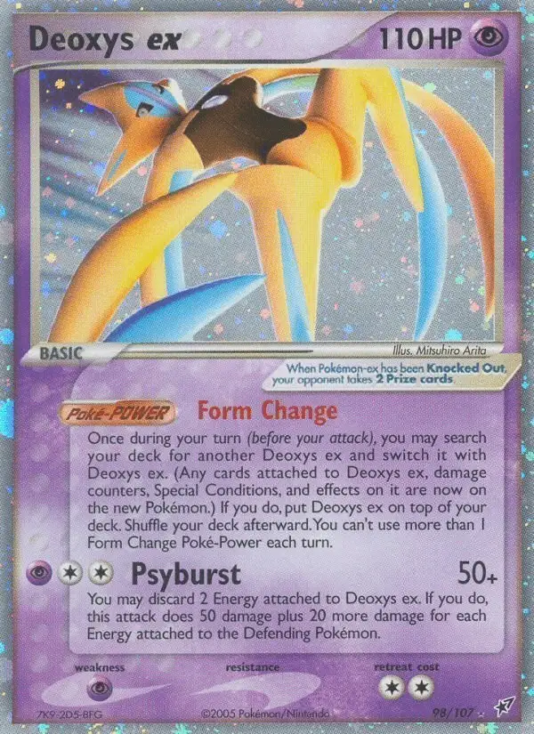 Deoxys ex #98 Deoxys PSA 10