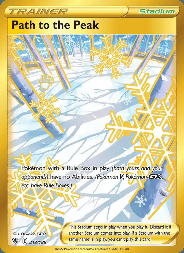 Path to the Peak #213 Astral Radiance PSA 10