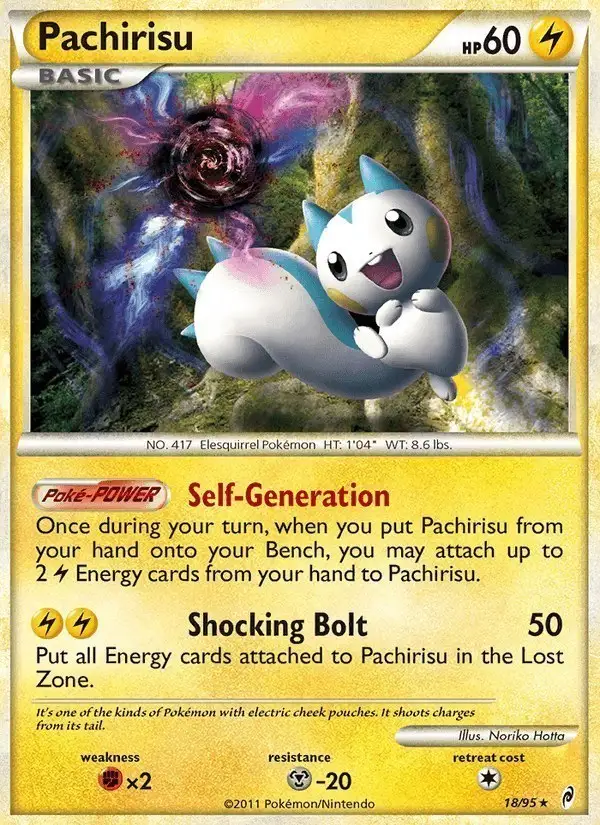 Pachirisu #18 Call of Legends PSA 10