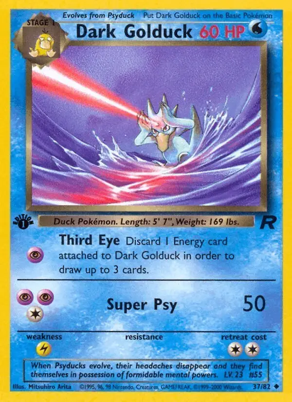 Dark Golduck #37 Team Rocket PSA 10