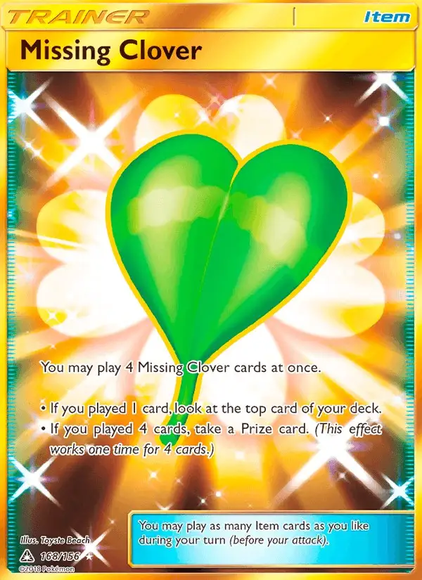 Missing Clover #168 Ultra Prism PSA 10